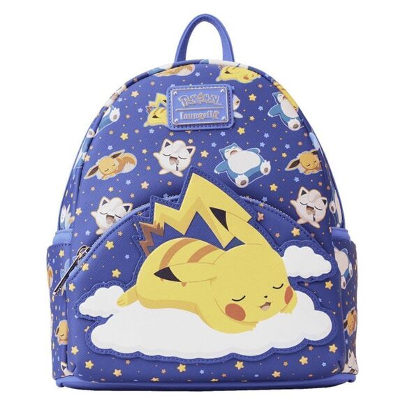 Loungefly Pokémon Sleeping Pikachu and Friends Mini Backpack - Picture 1 of 4